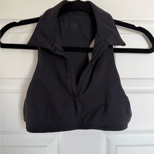 ALO Yoga Women's Black Crop Top